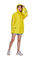 SGS Approved Yellow Waterproof Raincoat Jacket กระเป๋า Opp Packed