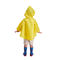 เสื้อกันฝนโพลีเอสเตอร์ OEM, เสื้อกันฝนเด็กสีเหลืองใส 500 * 800 มม.