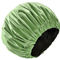 สไตล์การ์ตูน Satin Sleep Bonnet , PEVA หมวกซาตินขนาดใหญ่พิเศษสำหรับ braids