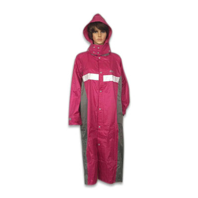 เสื้อกันฝนผู้ใหญ่ TPU เสื้อโค้ทกันน้ำแบบยาวสำหรับผู้หญิงพร้อมสายรัด