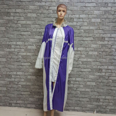 SGS Approved Ladies Pu Raincoats, เสื้อกันฝนกันน้ำแบบยาว Multievent Womens