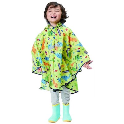 Multiapplication Lined Kids เสื้อกันฝน, PVC Polyester Childs Rain Poncho