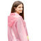 เสื้อคลุมคลุมด้วยผ้าสีชมพู Rains 106 * 57 * 78 ซม. Windproof Reusable