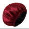 SGS Satin Sleep Bonnet, หมวกซาตินขนาดใหญ่ 32 ซม. สำหรับผมธรรมชาติ Bilayer