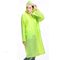 ODM เสื้อกันฝนผู้หญิงแบบโปร่งใส, เสื้อกันฝนสีเหลืองสำหรับผู้ใหญ่แบบพับได้ไม่มีกลิ่น